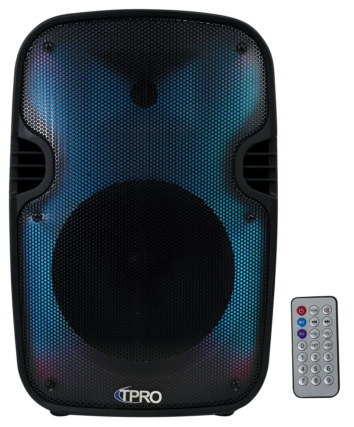 (2) TECHNICAL PRO plit12 bluetooth led 12" PARTY speakers+wireless link+stands